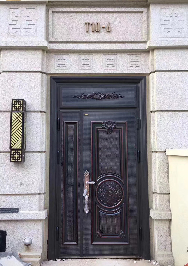 定制大门别墅对开门双开门家用乡村庭院门子母门四开农村大门财富之星