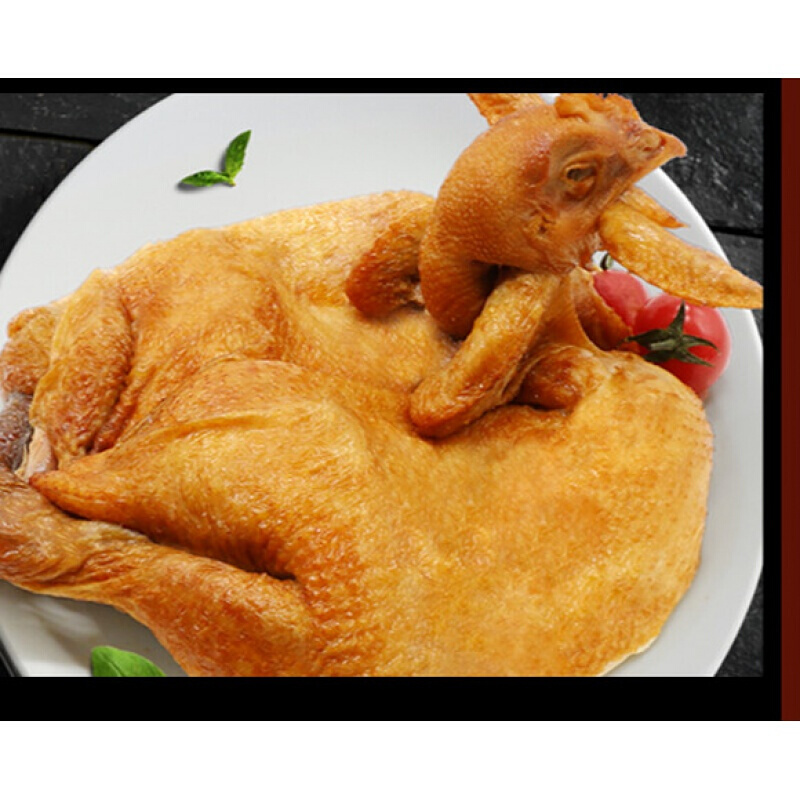 年货有礼乡盛德州扒鸡德州乡盛扒鸡五香鸡整只手撕清真烧鸡肉食熟食