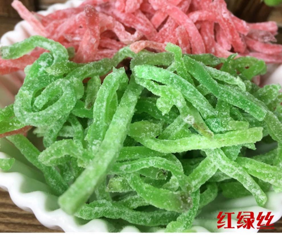 红绿丝香精老冰糖蜜枣金桔八宝饭原料冬瓜糖苏式绿豆汤材料组合 红丝