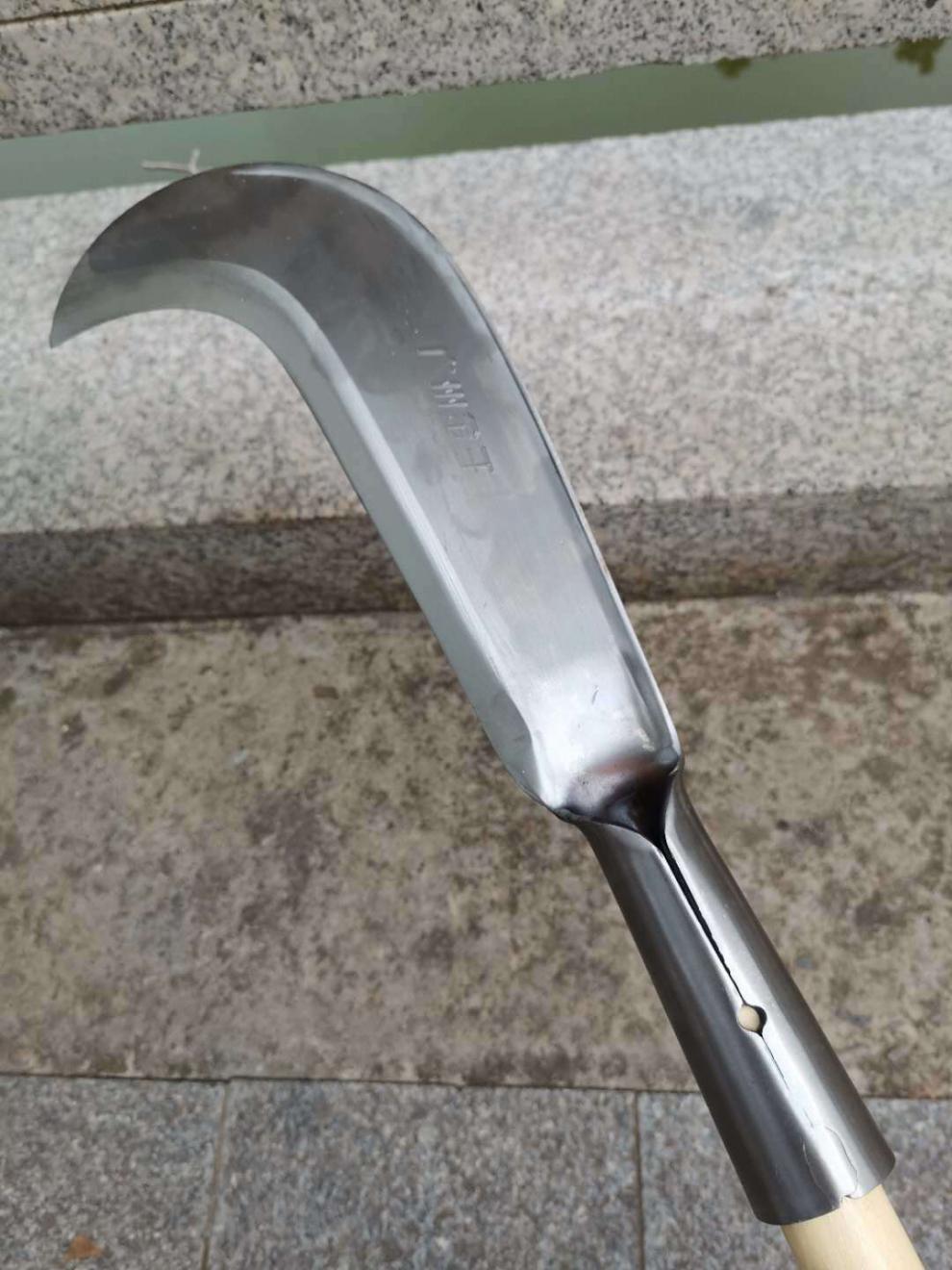 砍柴刀户外开路刀砍树镰刀免磨柴刀树刀竹刀柴劈柴刀开路铬钢农用镰刀