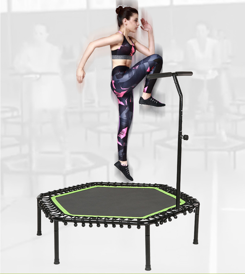 蹦蹦床成人健身房运动家用室内大人小孩儿童可折叠跳跳床50英寸新款不