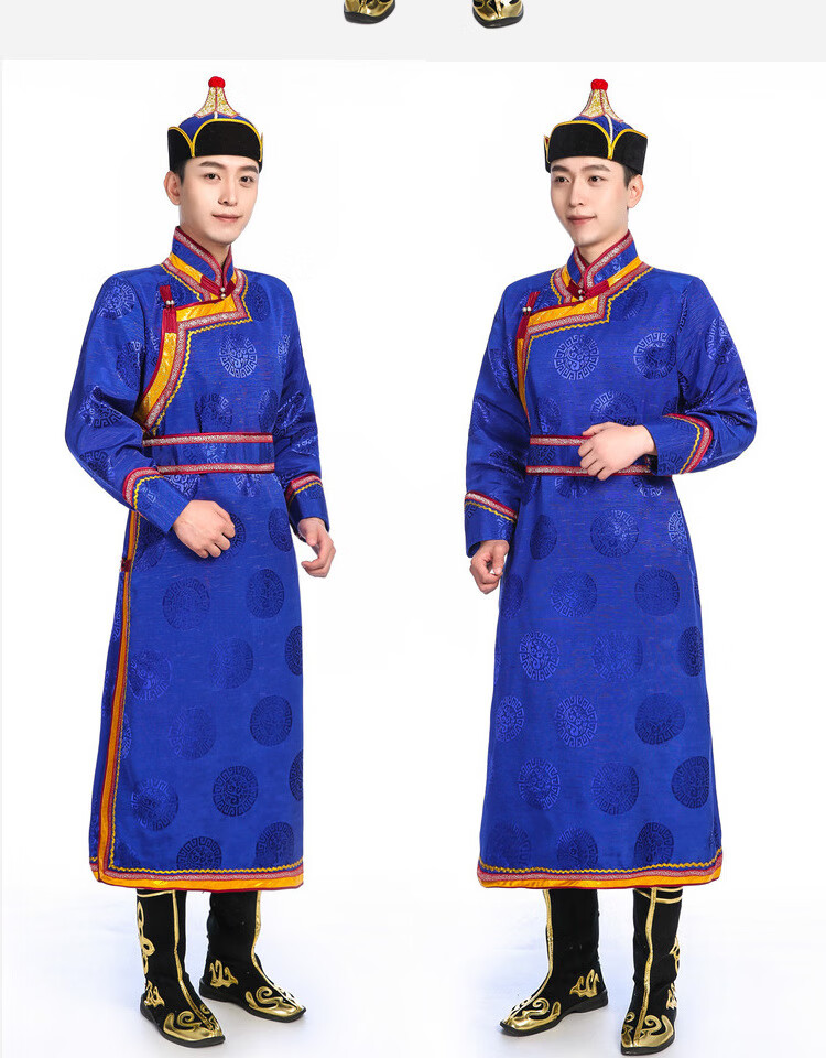 蒙古族男士服饰特点图片