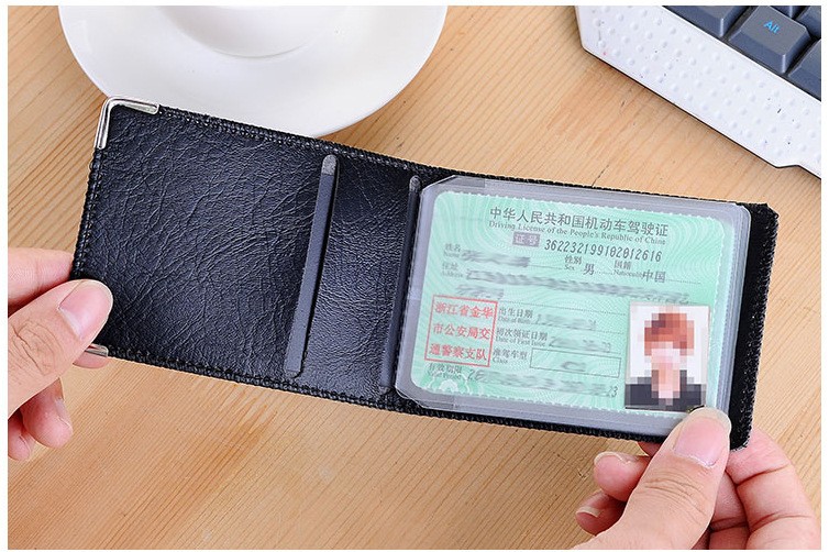 适用于机动车行驶证套汽车驾驶证皮套多功能二合一封皮驾照本证件包