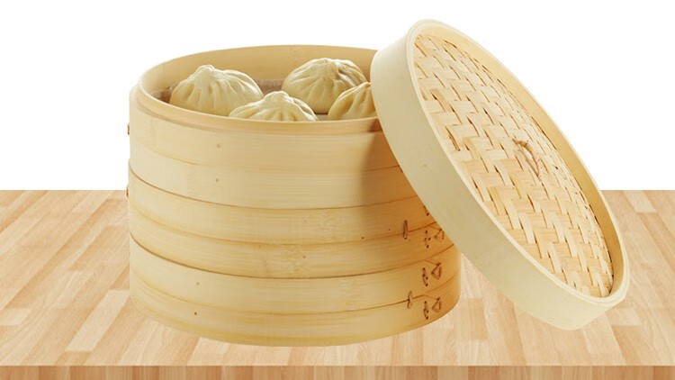 竹蒸笼家用纯手工竹编蒸笼加深竹制小笼包蒸笼竹笼屉包子饺子蒸屉蒸格