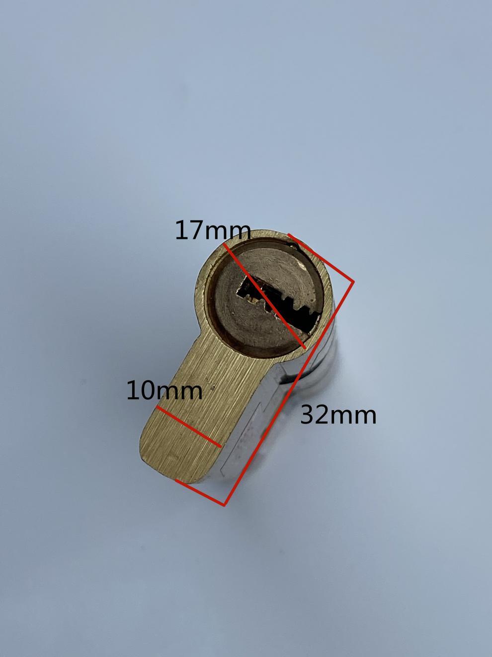 超b级防盗门锁芯 纯铜双排曲线入户门防锡纸开启 全铜锁心 85中心 >