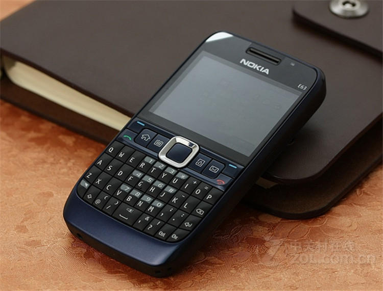 nokia/诺基亚 e63经典直板全键盘带wifi塞班智能3g网备用学生手机
