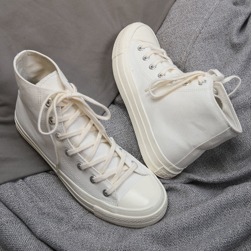 回力warrior低价捡漏白低帮帆布鞋男款百搭百搭白色1970街拍学生板鞋