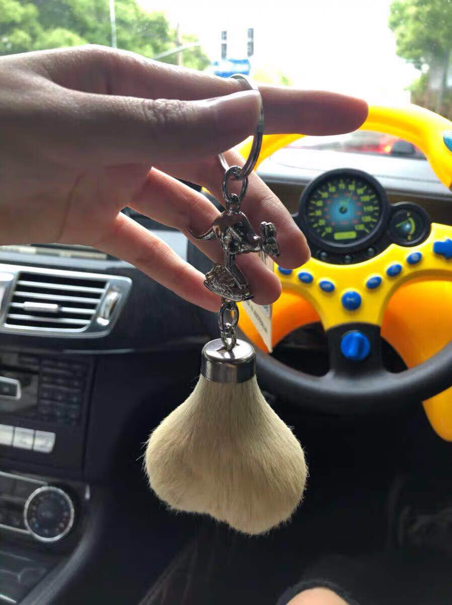 袋鼠蛋蛋 现货袋鼠蛋蛋钥匙扣澳大利亚制造旅游纪念品网红毛绒挂件
