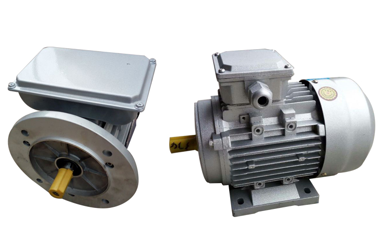 小型铝壳三相异步电动机380v变频调速电机国标铜线马达370w750w 120w