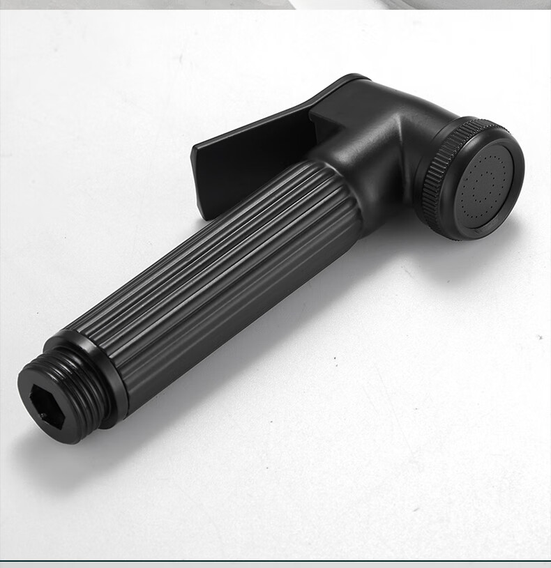 冲厕所水枪马桶伴侣黑色高压喷枪厕所增压水枪头金色妇洗器淋浴花洒