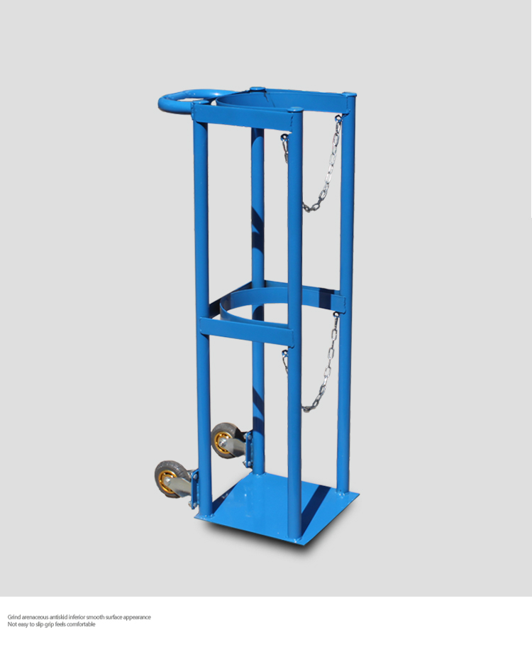 定做40l气瓶固定架钢瓶氮气瓶实验室安全倾倒氧气乙炔瓶固定支架子单