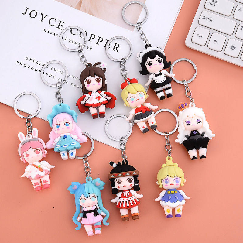 新款24入迷你世界盲盒少女团挂件公仔少女心小学生礼物礼品一套24盒装