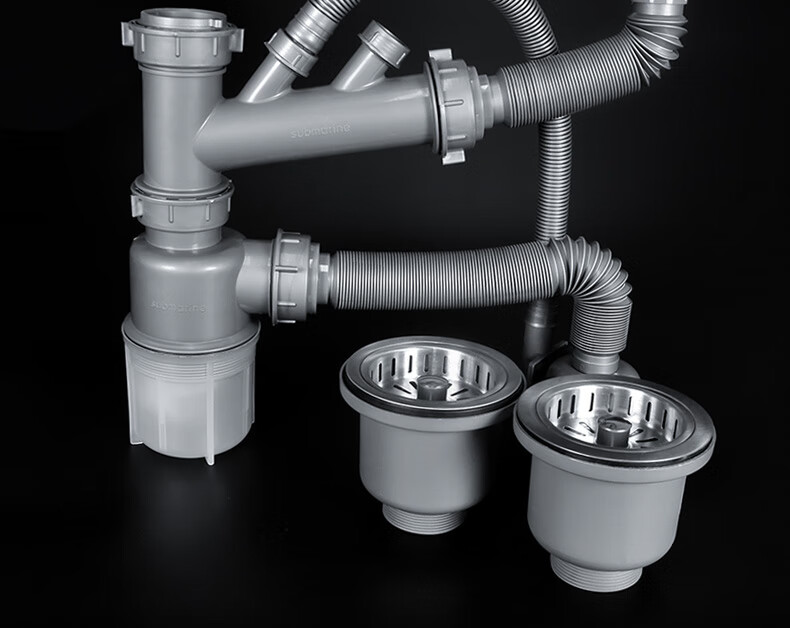 潜水艇提笼 提篮洗菜盆下水器配件厨房菜盆落水器洗碗池水槽下水配件