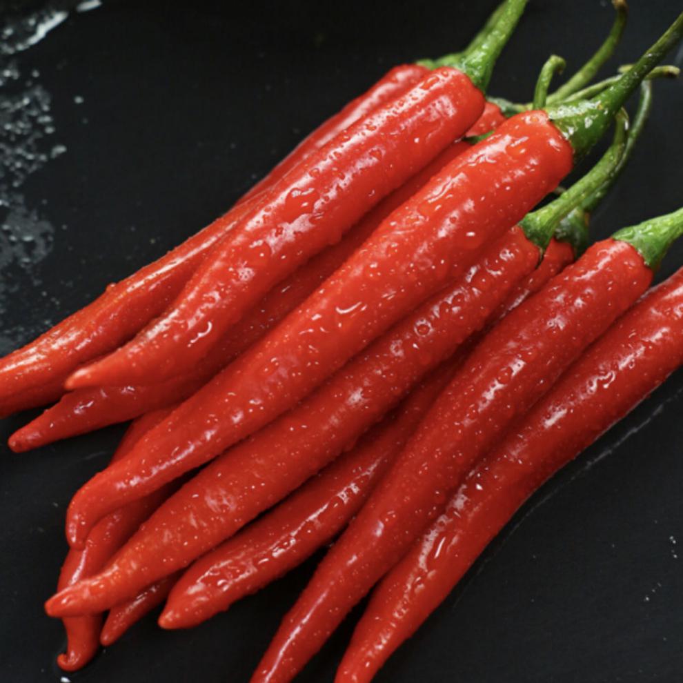 辣妹子红尖椒螺丝椒美人椒辣椒酱原料产地直发现摘现发 红色螺丝椒 香