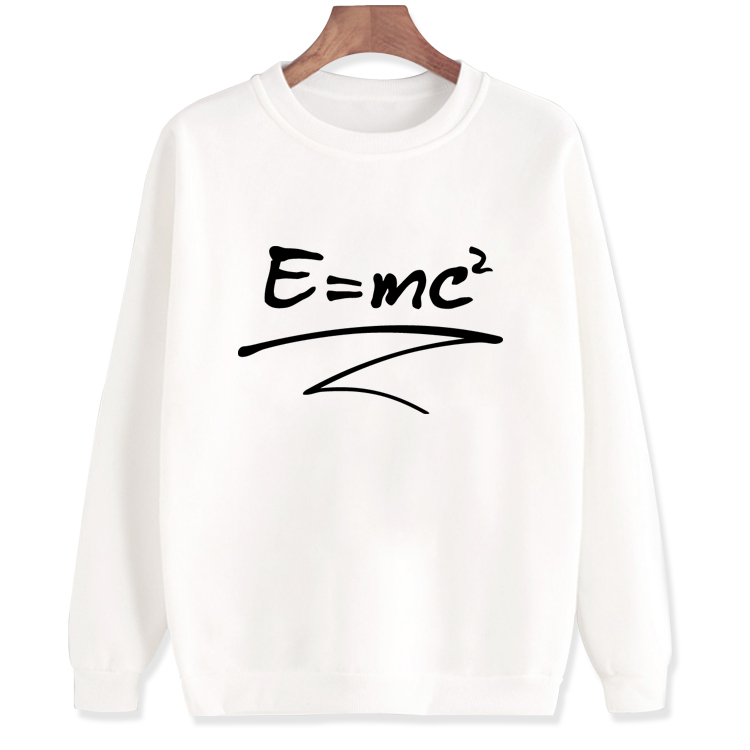 【学校纪念卫衣】e=mc2圆领卫衣爱因斯坦相对论谢耳朵同款衣服加绒