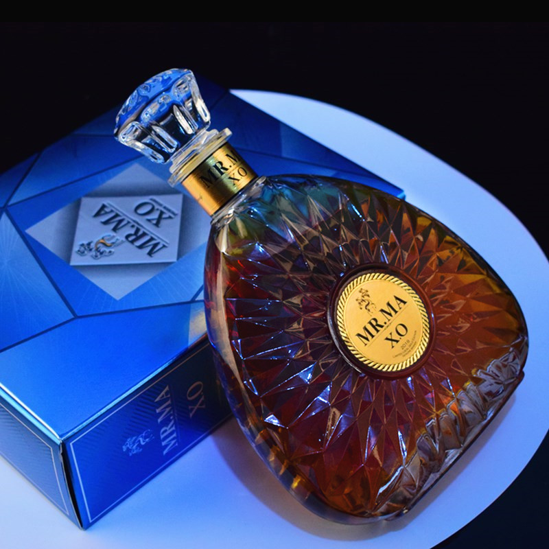 4瓶洋酒套装 法国原液brandy xo白兰地40度礼盒装xo