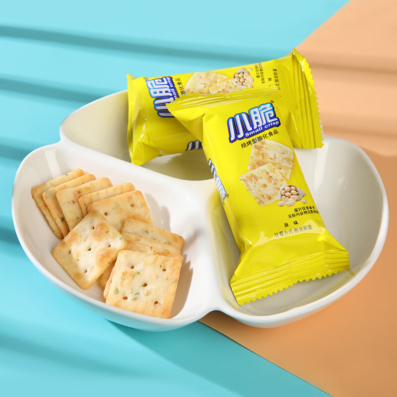 好物推荐泡吧小脆薯片非油炸膨化解馋零食品小吃烧烤番茄海苔芝麻饼干