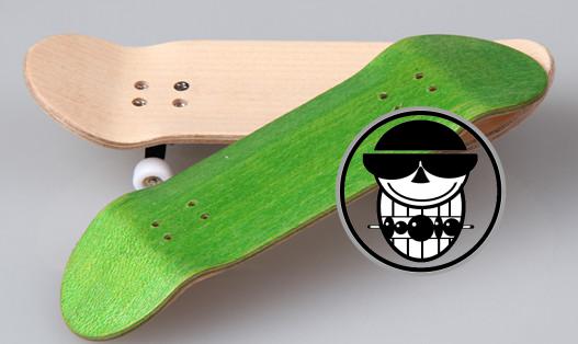 圣诞节礼物 手指滑板 枫木手指滑板套装 手指滑板 s2深版型 橘黄色