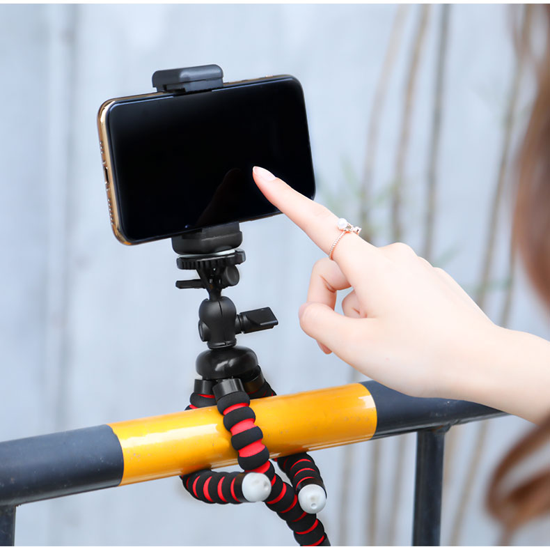 手机支架便携八抓鱼vlog手持云台配件单反微单通用旅行三角架自拍章鱼