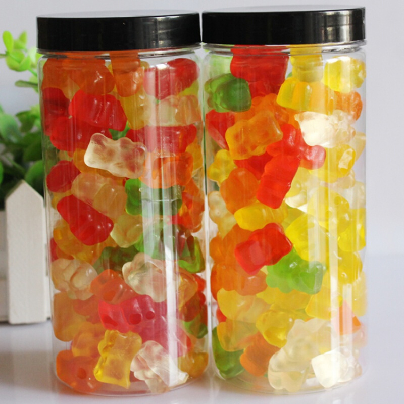 可乐味橡皮糖qq软糖汽水果汁软糖零食300g1瓶可乐瓶