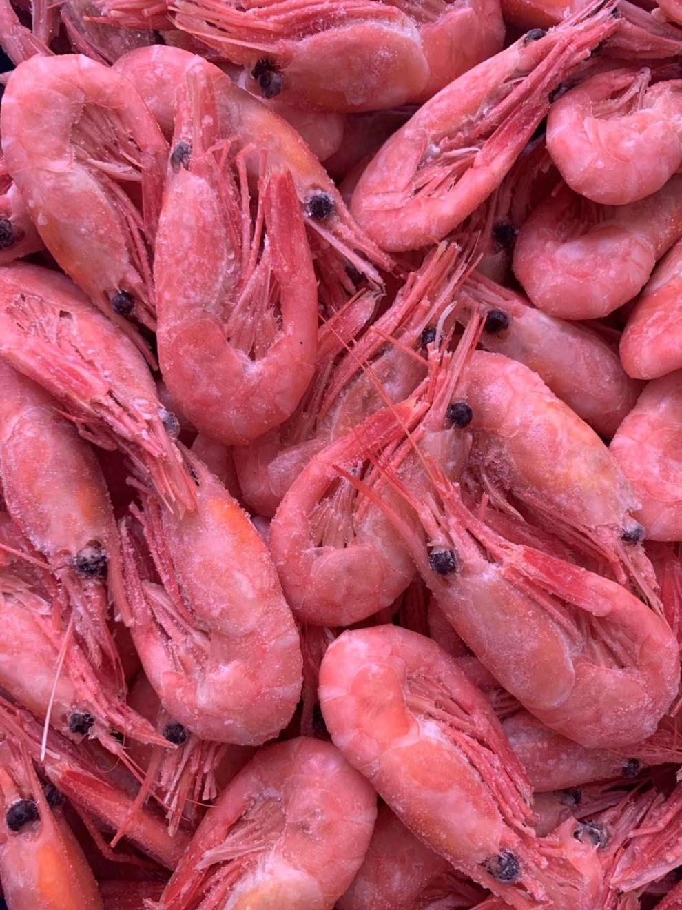 2020新货北极熊头籽冰虾北极甜虾80100熟冻5斤顺丰2150g812cm