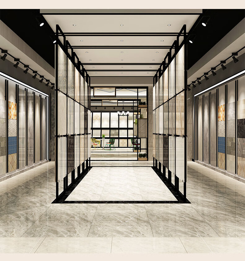 520礼物样板展示架瓷砖样品展示架挂墙地板砖包边无缝色板大板样品架