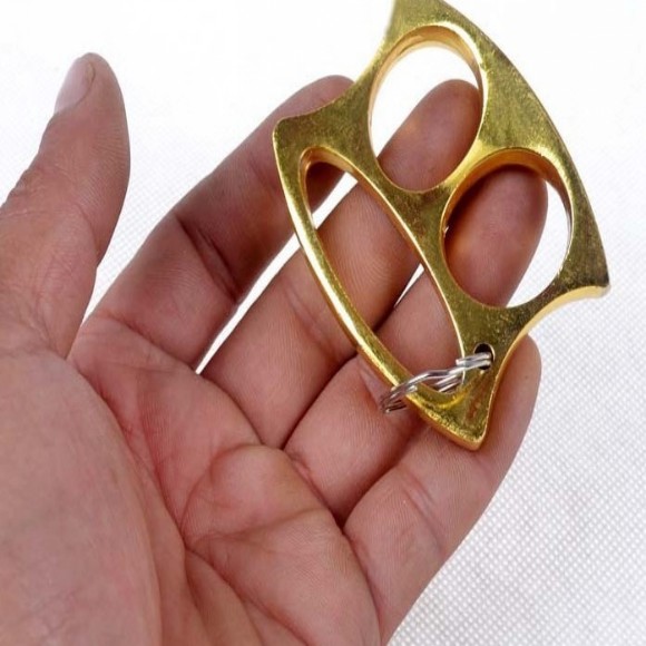 户外防身女生防身自卫求生钥匙扣防身手指虎铁拳头拳套指扣套拳扣防身