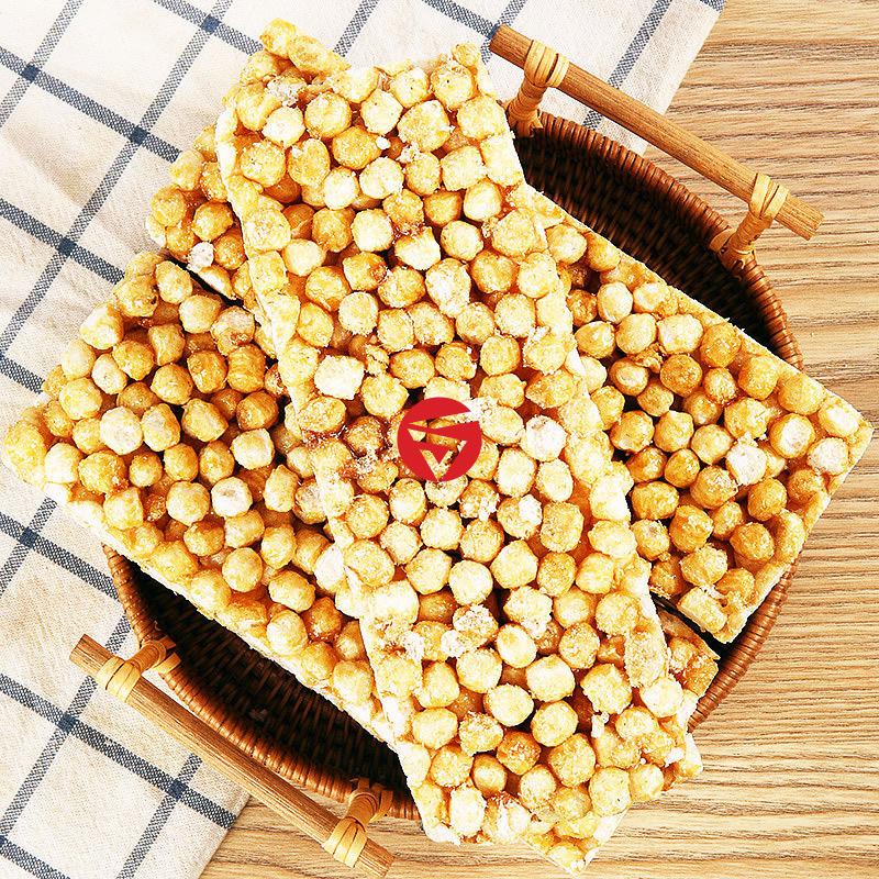 晨臻 湖南衡阳特产祁东松子糖米花糖焦米糖传统老式手工炒米糖玉米糖