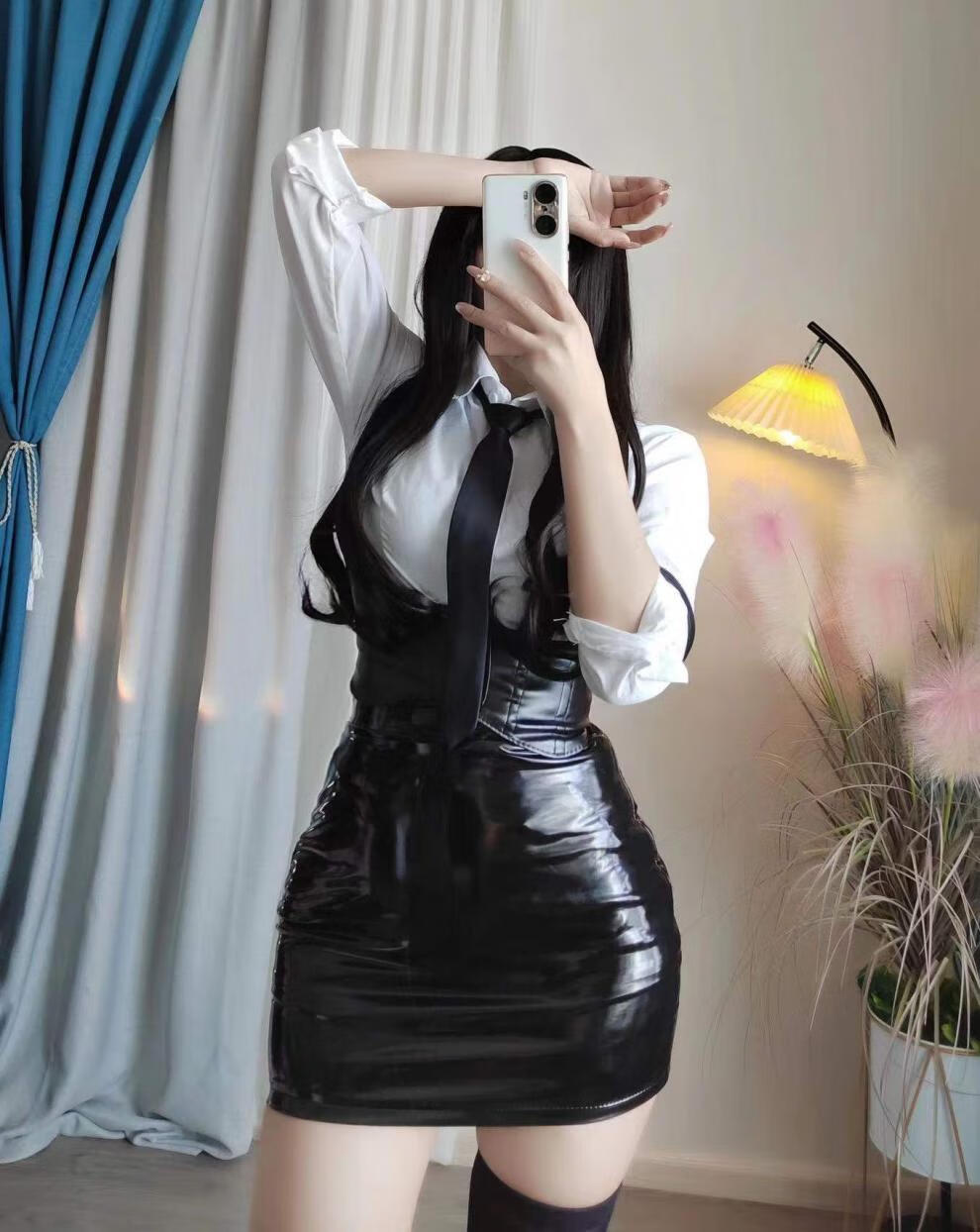 2022新款jk制服御姐制服性感ol秘书纯欲校服御姐 棉包臀裙 长白衬衫