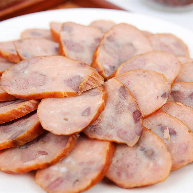 鹅肝肠哈尔滨特产即食法式鹅肝香肠500g红酒鹅肝肉肠东北下酒熟食