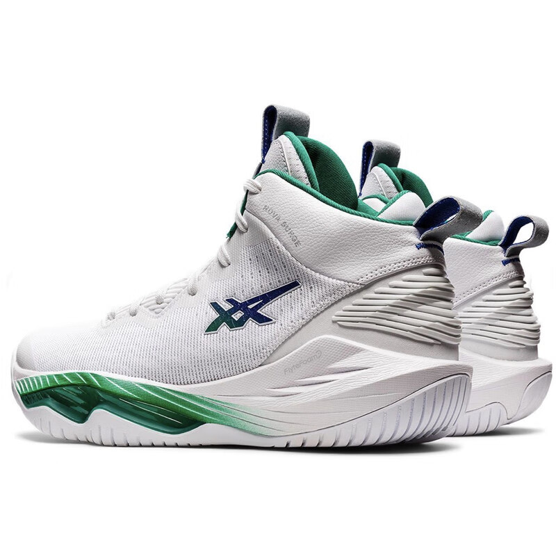 asics亚瑟士nova surge 2中帮实战篮球鞋缓震稳定1061a040-101 伯绿
