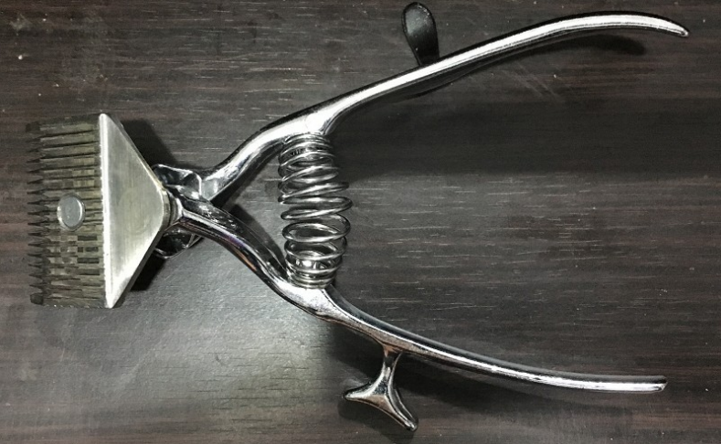 理发手推子老式手动推剪静音剃头剪理发器手动推子定制单把手推子无配