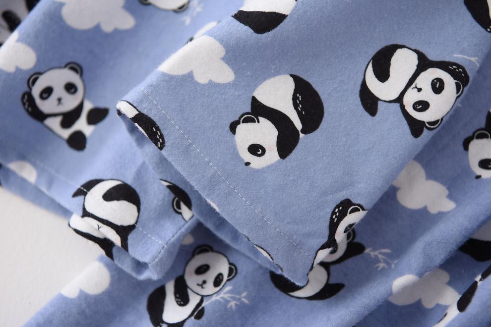 蓝色小熊猫 女款双面棉绒 xl【图片 价格 品牌 报价】-京东