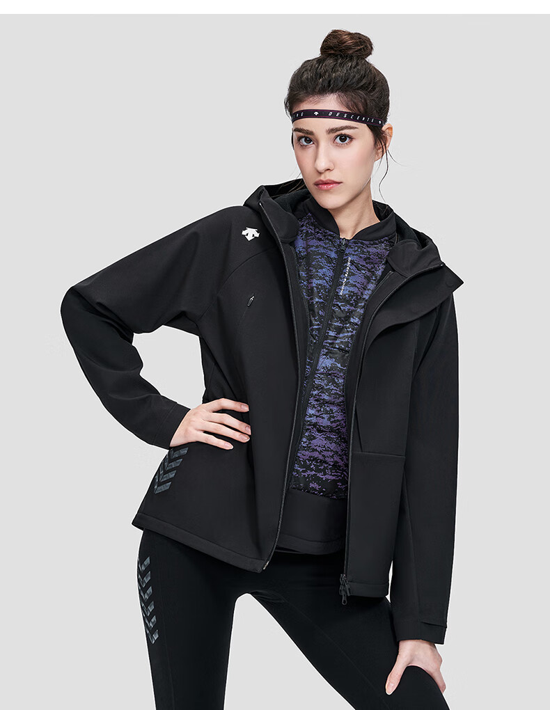 descente迪桑特 womens running 女子上衣两件套 d2132rtt01 lv-lv xl