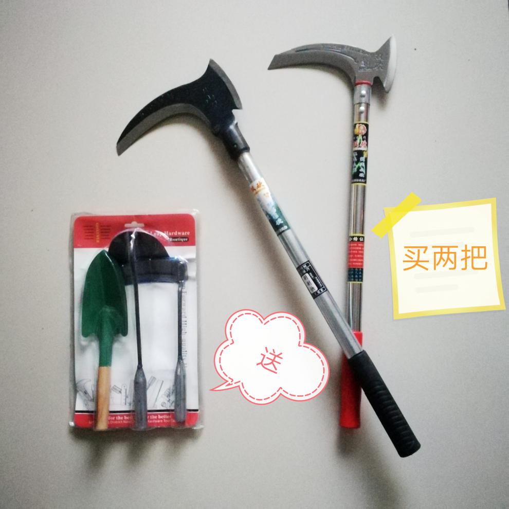 户外刀开山柴刀不锈钢柄柄双镰刀农用收割秸秆户外树枝柴刀多功能汐岩