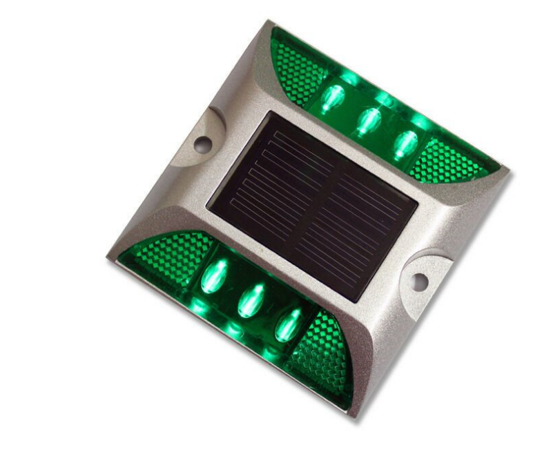 太阳能道钉灯高速公路铸铝地面地埋灯庭院灯爆闪灯反光led警示灯 红