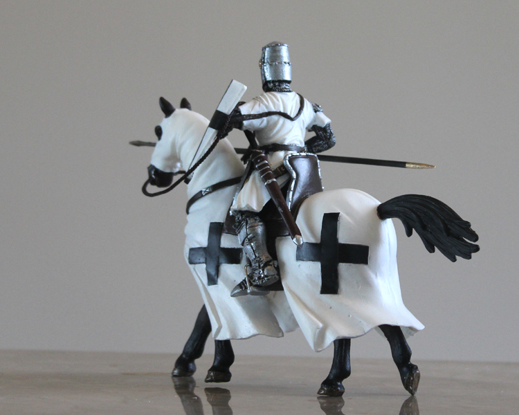 75寸 十字军骑士团之条顿骑士团人马套装 条顿罩袍枪骑【图片 价格