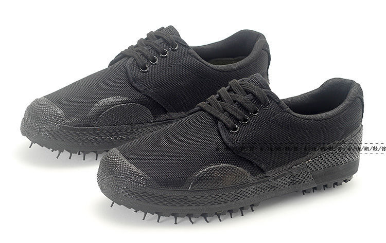 作训胶鞋上海双钱解放鞋男劳保鞋工地工作耐磨迷彩鞋女秋防滑作训胶鞋