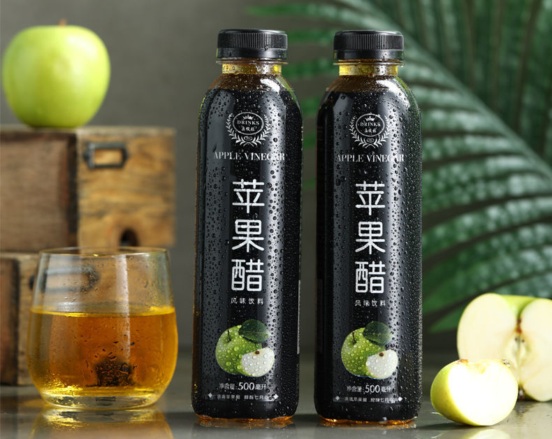 苹果醋饮料整箱500ml15瓶网红高颜值风味i饮品奥提拉苹果醋15瓶