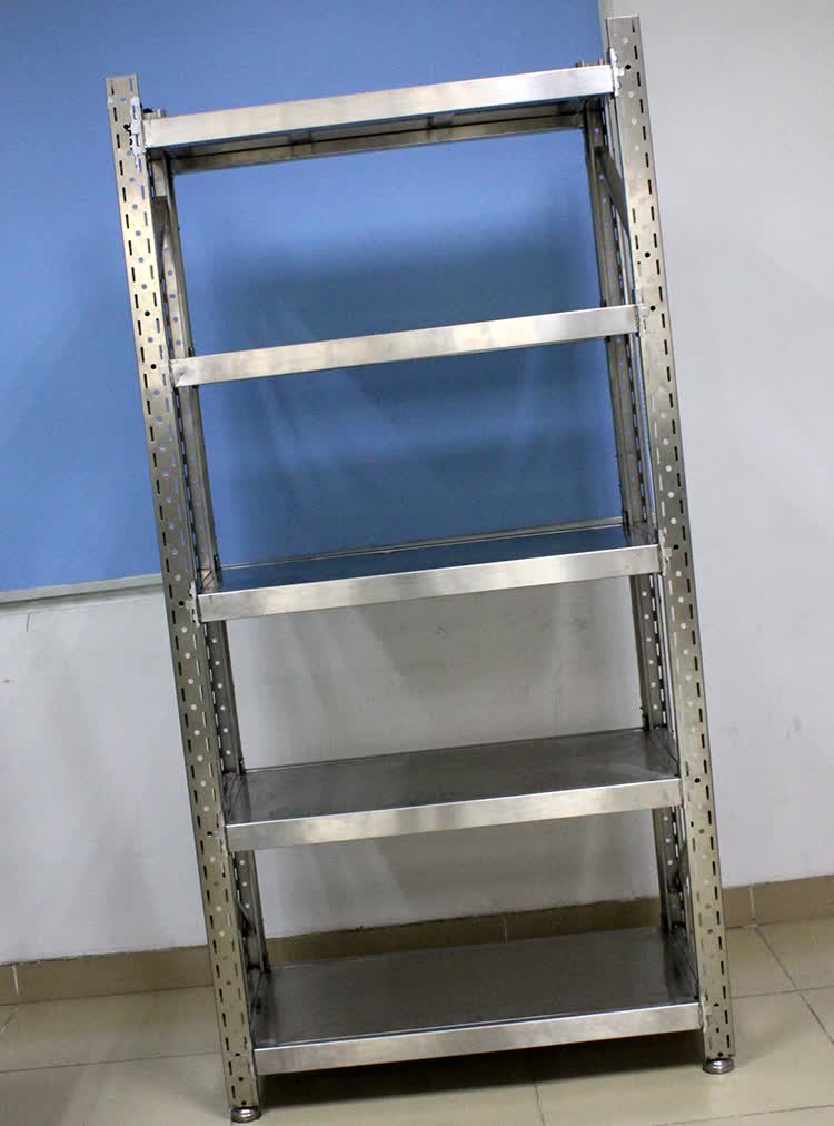 不锈钢货架304不锈钢货架多层落地商用家用厨房仓储重型加厚储物