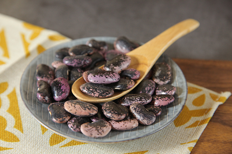 农家大黑花芸豆500g肾豆大花豆牛眼豆五谷杂粮豆类黑芸豆年货【图片