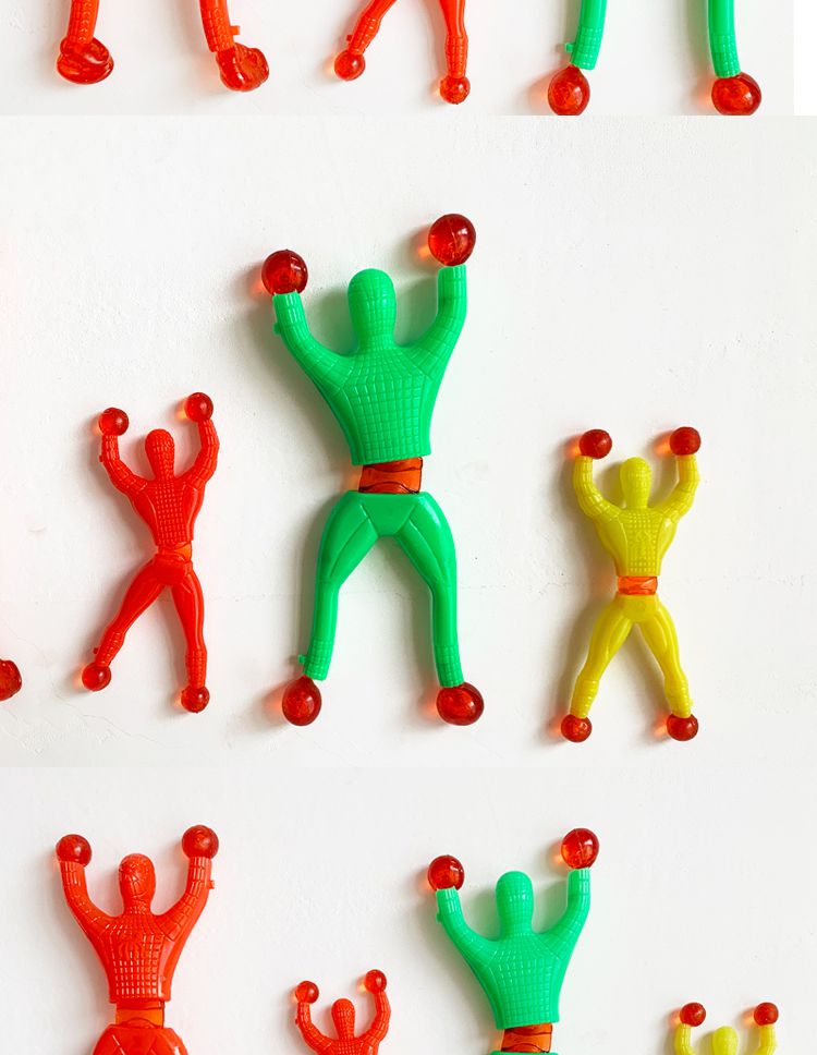 爬墙蜘蛛人玩具超人大号小人儿童黏性蜘蛛侠黏黏手神器创意小玩意小号