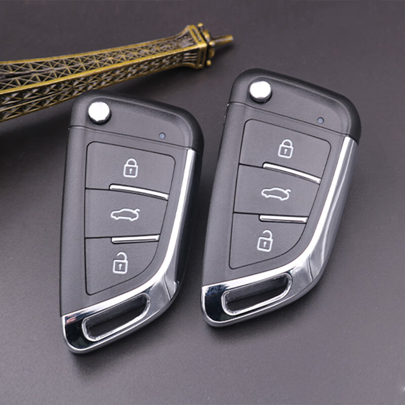 东风俊风e11ker30e17ev汽车钥匙配遥控器改装折叠钥匙福特款遥控送