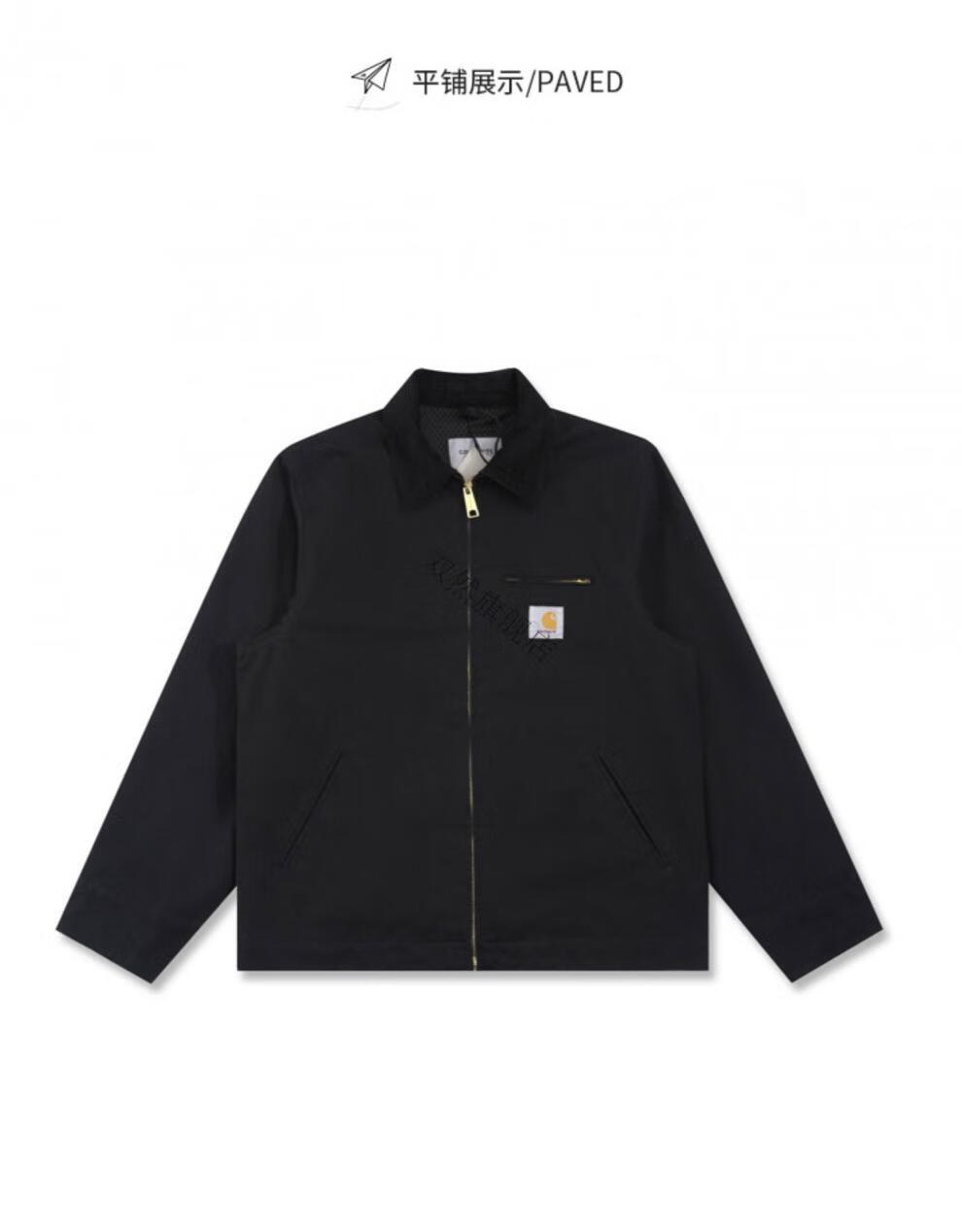 【官方旗舰】carhartt卡哈特底特律帆布夹克男秋冬翻领多口袋水洗加厚