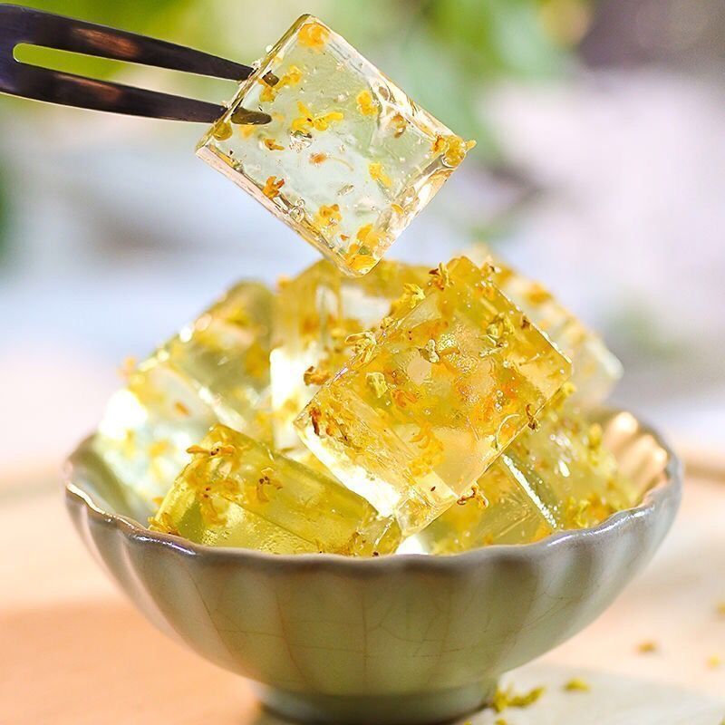 5折 桂花糕 水晶桂花糕 茉莉花糕 桂花软糖糖果网红零食 甜点点心