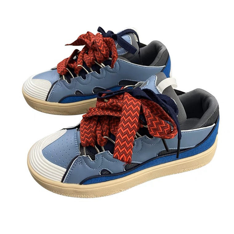 oldorder浪凡宽鞋带老爹鞋男新款潮鞋厚底休闲鞋夏季透气运动鞋子男潮