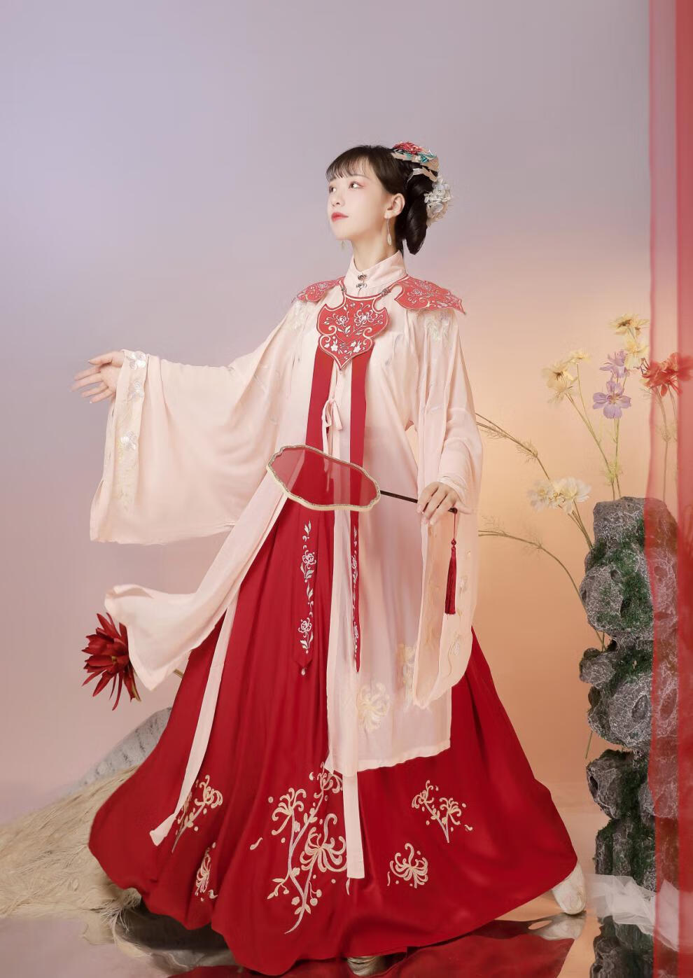 马面裙全套夏季古风汉服一片式齐腰襦裙刺绣半裙大集合百搭长款跳舞下