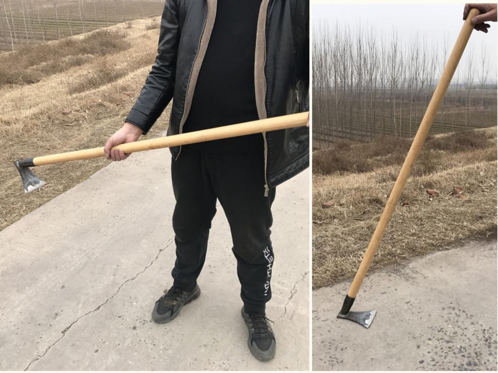 泥之昕除草锄头农用锰钢锻打开荒挖土翻地种菜挖笋䦆头中号弹簧钢板锄