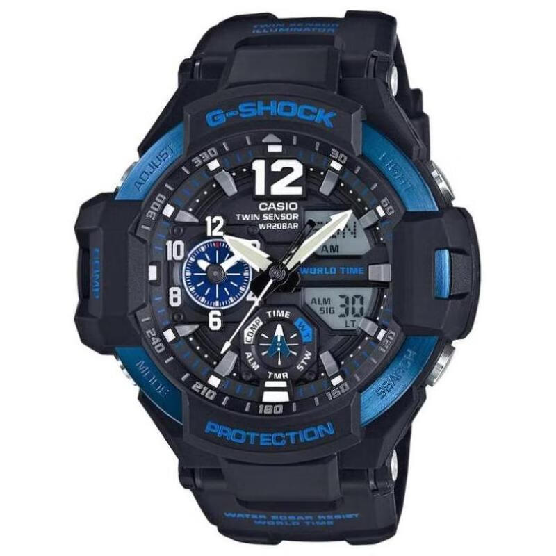 卡西欧(casio)男手表腕表g-shock表盘200m黑色4925115 black【图片