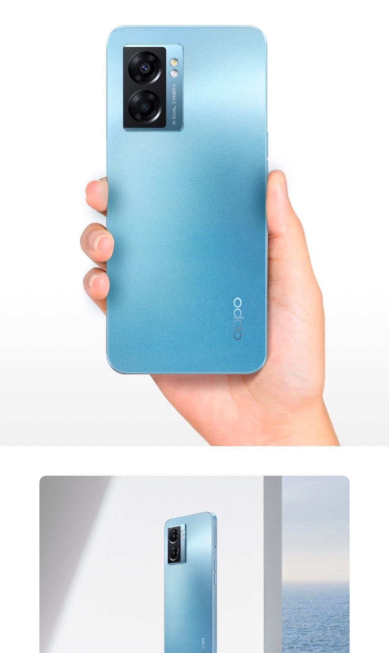 oppo a57 双模5g 天玑810 5000mah大电池 200%的音量 5g手机 深蓝海 6